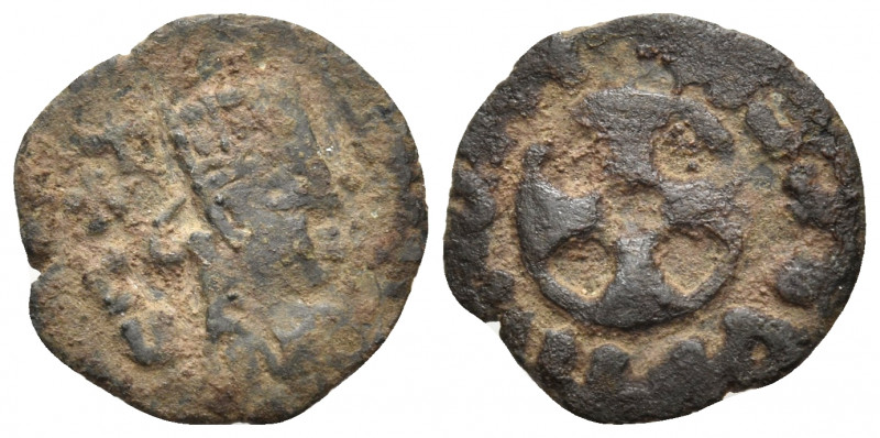 AXUM. Anonymous, circa 460-480. Lepton (Copper, 15 mm, 1.08 g), Time of Ebana. C...