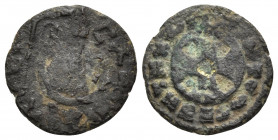 AXUM. Anonymous, Circa 460-480. Lepton (Copper, 14 mm, 1.17 g), Time of Ebana. CΛX ΛCΛ Crowned and draped bust to right, holding long cross. Rev. TOYT...