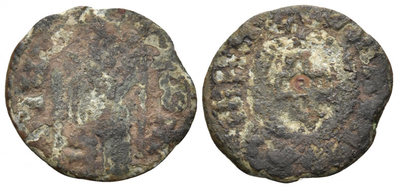 AXUM. Armeha (Alla Amidas), Circa 540-550. Dilepton (Copper, 19 mm, 1.91 g, 12 h...