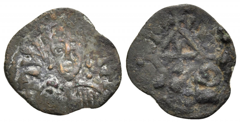 AXUM. Hethasas, Circa 620-630. Lepton (Copper, 15.5 mm, 0.79 g). NGS HTZ ("King ...