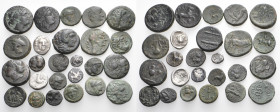 GREEK & ROMAN PROVINCIAL. Circa 4th century BC-3rd century AD. (Silver/Bronze, 73.00 g). A lot of Twenty-Five (25) Greek silver (4) and bronze (21) co...