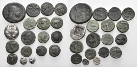 GREEK & ROMAN IMPERIAL. Circa 5th century BC-4th century AD. (Silver/Bronze, 37.54 g). A lot of Eighteen (18) Greek and Roman Imperial silver (3) and ...