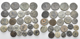 ROMAN PROVINCIAL. Circa 2nd-3rd Century. (Bronze, 142.00 g). A lot of Twenty-Five (25) Roman Provincial coins, predominantly from Asia Minor. Mostly g...