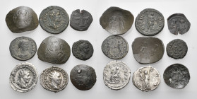 ROMAN IMPERIAL & PROVINCIAL & BYZANTINE. Circa 2nd-9th century. (Silver/Bronze, 34.57 g). A lot of Nine (9) Roman silver (2) and bronze (7) issues, ru...