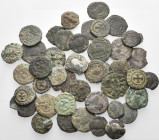 EARLY MEDIEVAL & ISLAMIC. Circa 4th-7th centuries. (Silver/Bronze, 43.00 g). A lot of Forty-Five (45) Axumite silver (6) and bronze/copper (39) issues...