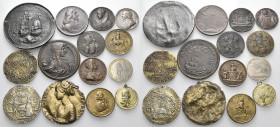 WORLD, Europe. Circa 17th-18th centuries. (Silver/Bronze, 356 g). A lot of Fourteen (14) medals, predominantly related to the Dutch Republic. Mostly a...