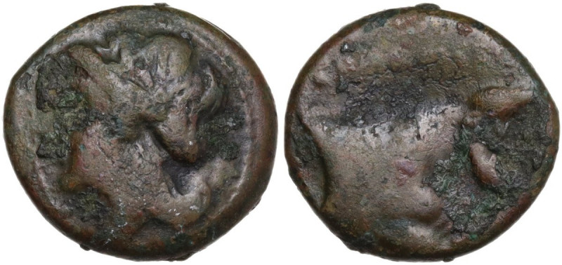 Greek Italy. Central and Southern Campania, Neapolis. AE 13.5 mm, c. 300-275 BC....