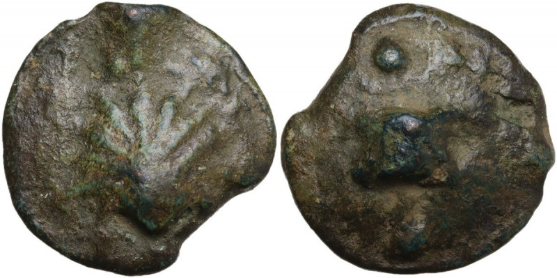 Greek Italy. Northern Apulia, Luceria. Light series. AE Cast Biunx, c. 217-212 B...