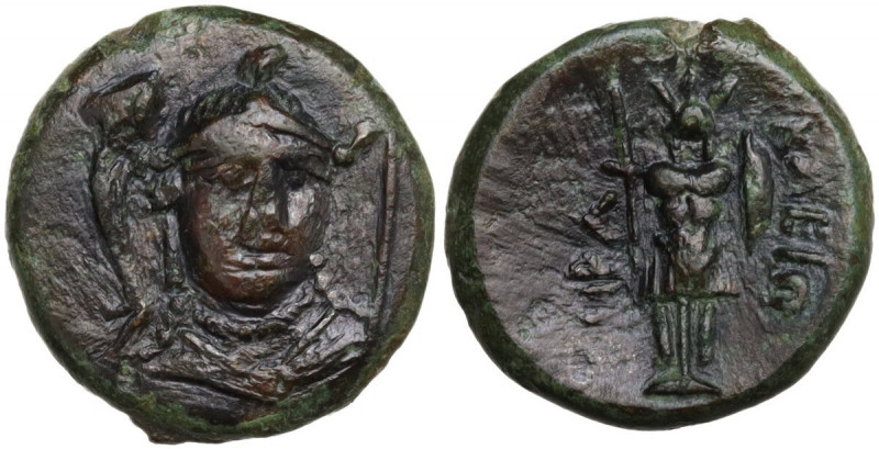 Greek Italy. Southern Lucania, Heraclea. AE 14 mm, c. 3rd-1st centuries BC. Obv....