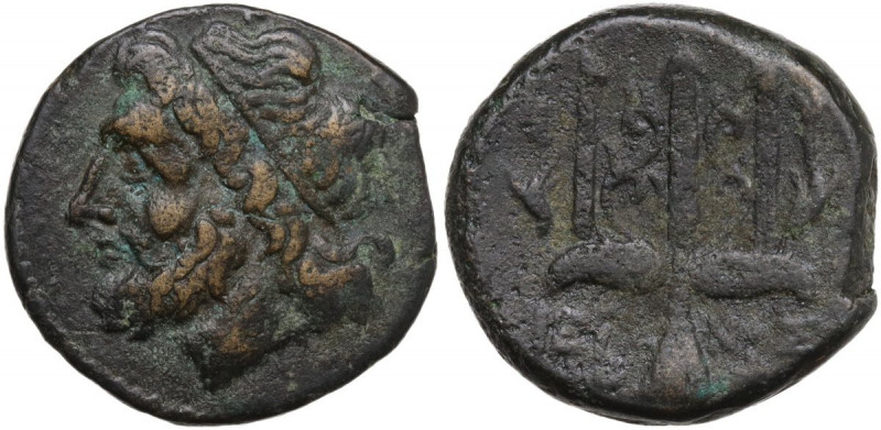 Sicily. Syracuse. Hieron II (275-215 BC). AE Litra, c. 240-215 BC. Obv. Diademed...