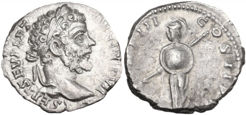 Septimius Severus (193-211). AR Denarius, Struck 196-197 AD. Obv. L SEPT SEV PER...