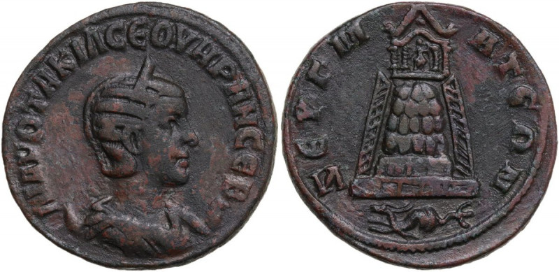 Otacilia Severa, wife of Philip I (244-249). AE 29.5 mm. Zeugma mint (Commagene)...