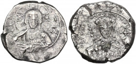 Alexius I Comnenus (1081-1118). AR Tertarteron Nomisma. Constantinople mint. Struck 1081-1087. Obv. ΑΛΕΙΙω ΔΕCΠΟΤ Τω ΚΟΜ. Facing bust of Christ Pantok...