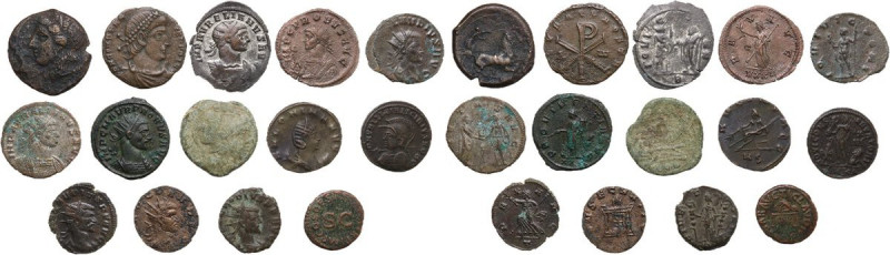 Miscellaneous from ancient world. Multiple lot of fourteen (14) BI/AE unclassifi...