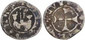 Genoese Colonies. Chios, La Maona. AR Quarter of gigliato 1430-1466. D/ Castle. R/ Patent cross. Cf. Schl. pl. XIV, 22,23,24,26; Lunardi S14,16,28. AG...