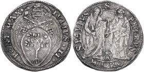 Ancona. Giulio II (1503-1513), Giuliano della Rovere. Giulio. CNI 10; Dubbini-Mancinelli p. 100; M. 62; Berm. 591. AG. 3.44 g. 28.50 mm. BB.