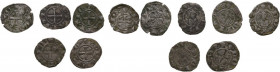 Arezzo. Repubblica (Sec. XIII). Lotto di sei (6) denari. MI.