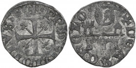 Ascoli. Autonome (XIII-XV sec.). Quattrino. CNI 31 e tav. XII, 16. MI. 1.09 g. 18.00 mm. qSPL.