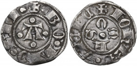 Bologna. Giovanni Visconti (1350-1360). Bolognino grosso. CNI 1; Chim. 57; MIR (Emilia) 5. AG. 1.35 g. 18.00 mm. BB+.