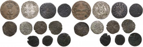 Lucca. Lotto di undici (11) monete da classificare di cui la maggioranza albuli. Notato nel lotto un grosso di rara tipologia ma tosato. AG, AE, CU.