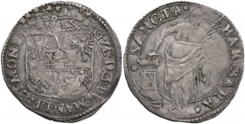 Mantova. Guglielmo Gonzaga (1550-1587). Giulio. CNI 34/39; MIR (Lombardia, zecche) 514. AG. 2.62 g. 25.00 mm. R. BB+.