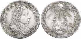 Napoli. Filippo V di Spagna (1700-1707). Tarì 1701 sigle AG/A. P/R 3; MIR (Napoli) 311. AG. 4.34 g. 24.00 mm. R. qBB/BB.