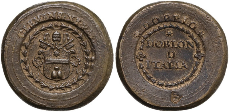 Roma. Clemente XI (1700-1721), Giovanni Francesco Albani. Peso monetale da 8 scu...