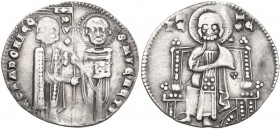 Venezia. Pietro Gradenigo (1289-1311). Grosso matapan. CNI tav. II, 27; Paol. 2. AG. 2.11 g. 21.50 mm. BB.