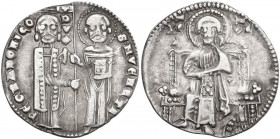 Venezia. Pietro Gradenigo (1289-1311). Grosso matapan. CNI tav. II, 27; Paol. 2. AG. 2.10 g. 21.00 mm. BB+.