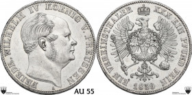 Germany. Prussia. Friedrich Wilhelm IV (1840-1861). AR Thaler 1859. KM 471. AR. 5.20 g. 31.00 mm. AU 55. Encapsulated by CCG AU 55.