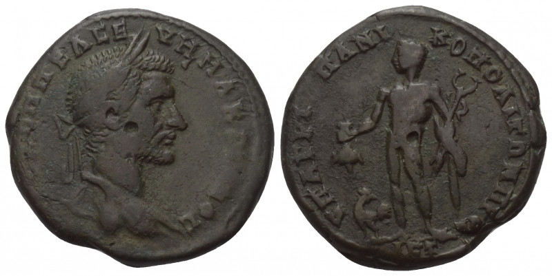 Moesia Inferior. Nikopolis. Macrinus (217 - 218 n. Chr.).

 Bronze.
Vs: Büste...