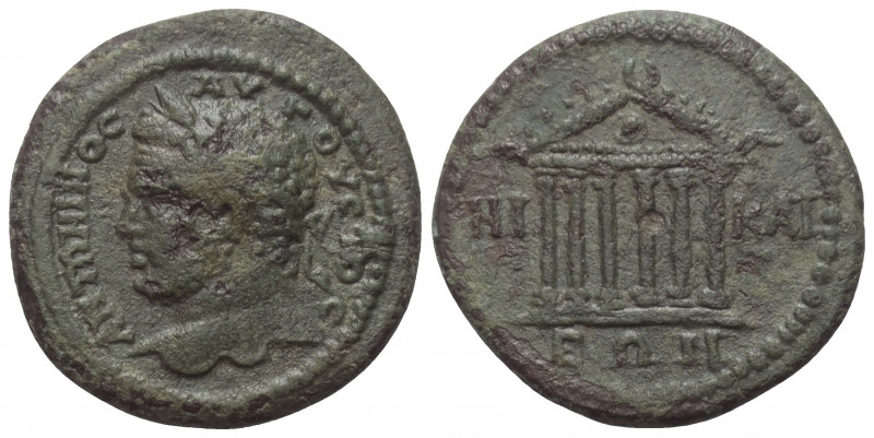 Bithynien. Nikaia. Caracalla (197 - 217 n. Chr.).

 Bronze.
Vs: Büste des Car...