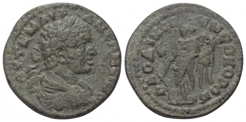 Phrygien. Laodikea am Lykos. Caracalla (197 - 217 n. Chr.).

 Bronze.
Vs: Büs...