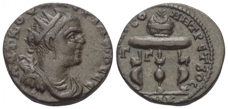 Kilikien. Anazarbos. Valerianus I. (253 - 260 n. Chr.).

 Bronze.
Vs: Büste m...