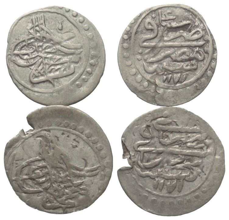 Osmanen. Mustafa III. (1171 - 1187 H. / 1757 - 1774).

 Para (Silber). 1171 H....