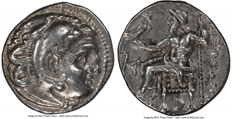 MACEDONIAN KINGDOM. Alexander III the Great (336-323 BC). AR drachm (18mm, 11h)....