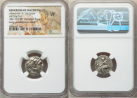 MACEDONIAN KINGDOM. Alexander III the Great (336-323 BC). AR drachm (17mm, 11h). NGC VF. Posthumous issue of Abydus, ca. 310-301 BC. Head of Heracles ...