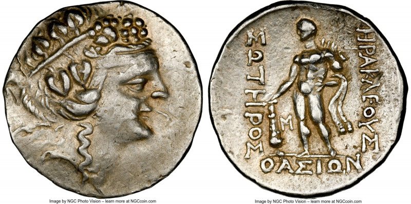 THRACIAN ISLANDS. Thasos. Ca. 2nd-1st centuries BC. AR tetradrachm (31mm, 16.74 ...