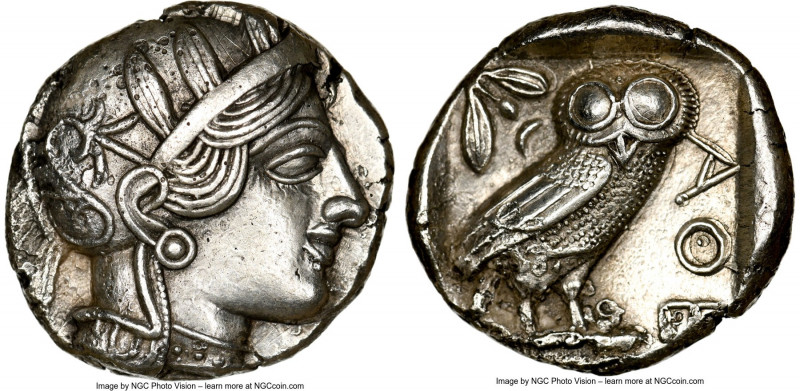 ATTICA. Athens. Ca. 440-404 BC. AR light-weight specimen tetradrachm (24mm, 16.7...