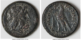PTOLEMAIC KINGDOM. Ptolemy III Euergetes (246-222 BC). AE obol (30mm, 21.89 gm, 12h). VF. Tyre. Horned head of Zeus-Ammon right, wearing taenia with b...