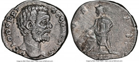 Clodius Albinus (AD 193-195). AR denarius (18mm, 3.24 gm, 11h). NGC Choice VF 4/5 - 3/5. Rome. D CLOD SEPT-ALBIN CAES, bare head of Clodius Albinus ri...