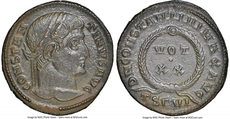 ANCIENT LOTS. Roman Imperial. Constantine I the Great (AD 307-337). Lot of five ...