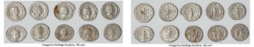 ANCIENT LOTS. Roman Imperial. Ca. mid-3rd century AD. Lot of ten (10) AR and BI antoniniani. XF-MS. Includes: Ten Roman Imperial AR and BI antoniniani...