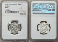 Cilician Armenia. Levon I Tram ND (1198-1219) MS63 NGC, 23mm. 3.19gm. Levon I enthroned / Two lions and cross. Sold as is, no returns. 

HID0980124201...