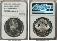 Maria Theresa Proof Restrike Taler 1780-Dated PR70 Ultra Cameo NGC, KM-T1. Silver modern restrike. 

HID09801242017

© 2022 Heritage Auctions | All Ri...