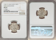 Ivan Aleksander Gros ND (1331-1371) MS64 NGC, D&D-9.1.2. 20mm. 1.43gm. 

HID09801242017

© 2022 Heritage Auctions | All Rights Reserved