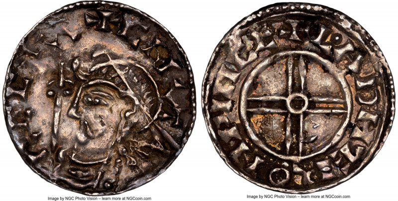 Kings of All England. Cnut (1016-1035) Penny ND (1029-1036) AU Details (Peck Mar...