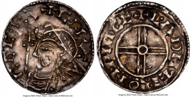 Kings of All England. Cnut (1016-1035) Penny ND (1029-1036) AU Details (Peck Marked) NGC, Winchester mint, Leodmaer as moneyer, Short Cross type, S-11...