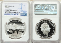 Elizabeth II silver Proof "City Views - London" 2 Pounds (1 oz) 2022 PR70 Ultra Cameo NGC, KM-Unl., S-Unl. City Views series. First Releases. Limited ...