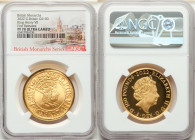 Elizabeth II gold Proof "Henry VII" 100 Pounds (1 oz) 2022 PR70 Ultra Cameo NGC, KM-Unl. Graded Presentation Mintage: 500. British Monarchs series. Fi...